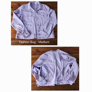 Fashion Bug Light Purple Denim Jacket